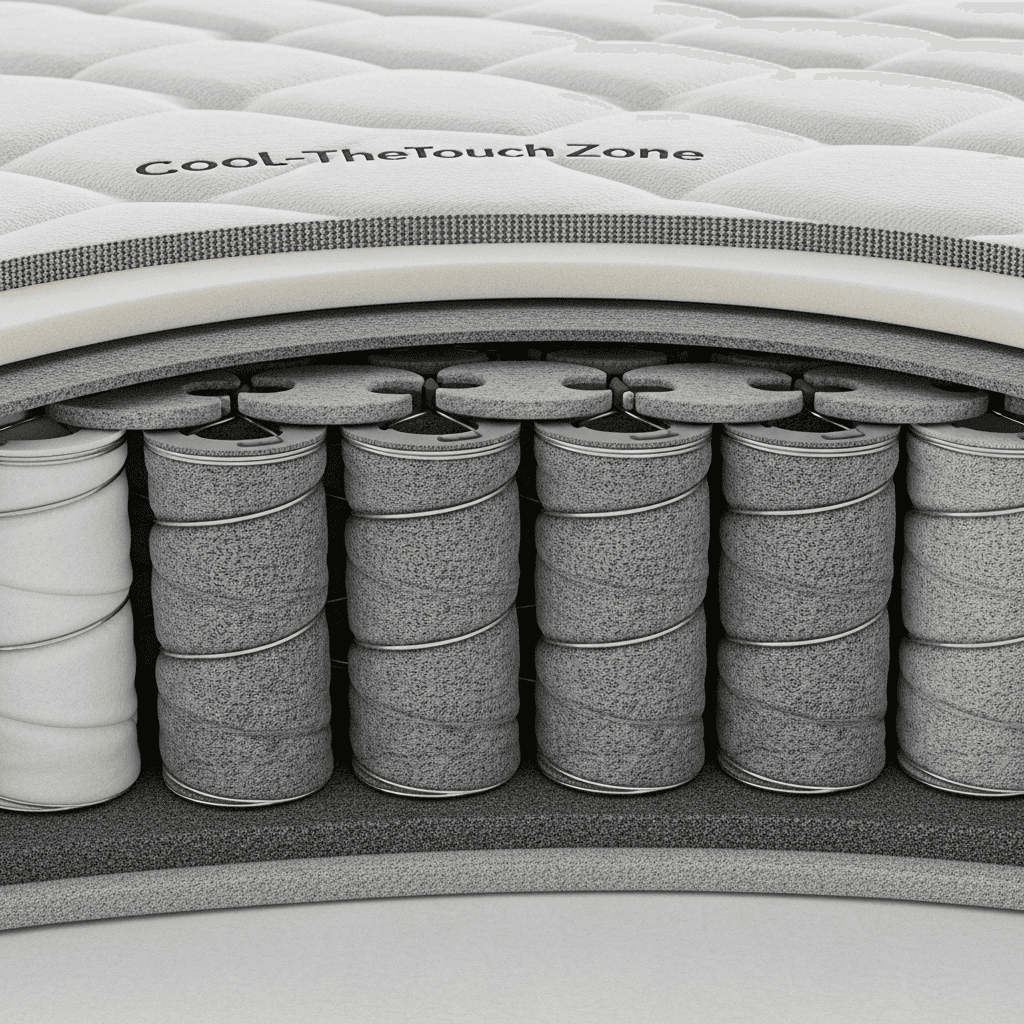 Silent Five-Zone Independent Pocket Spring