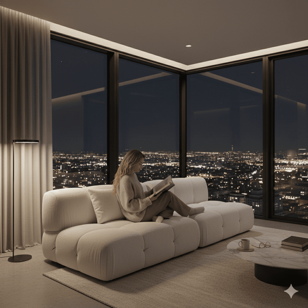 Discover the Elegance of a Corduroy Modular Couch